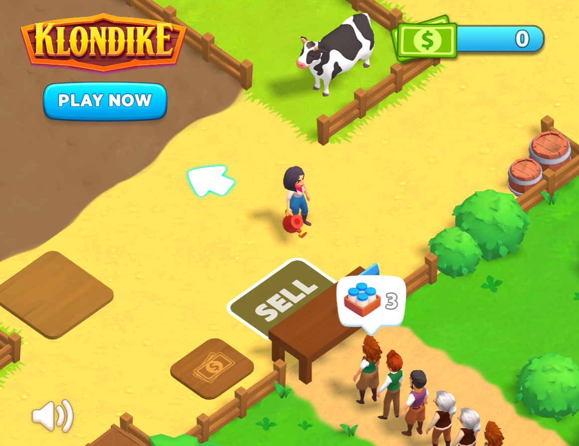 Grass Watering playable ad