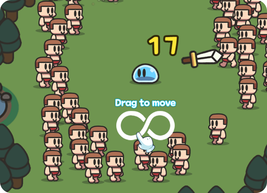 Slime Survivor playable ad